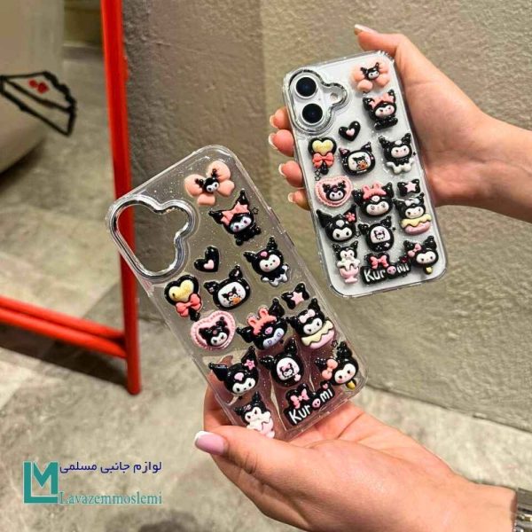 قاب گوشی دخترانه عروسکی کرومی