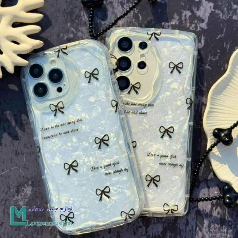 قاب گوشی Cy Bowtie Black پاپيوني و دستبند ست