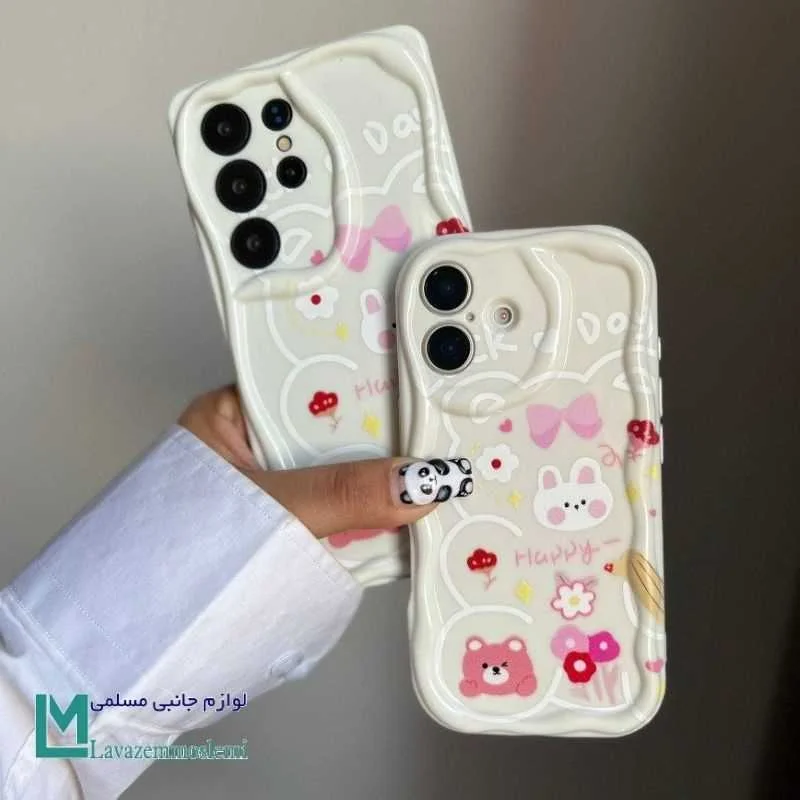 قاب گوشی خرس و خرگوش پافری