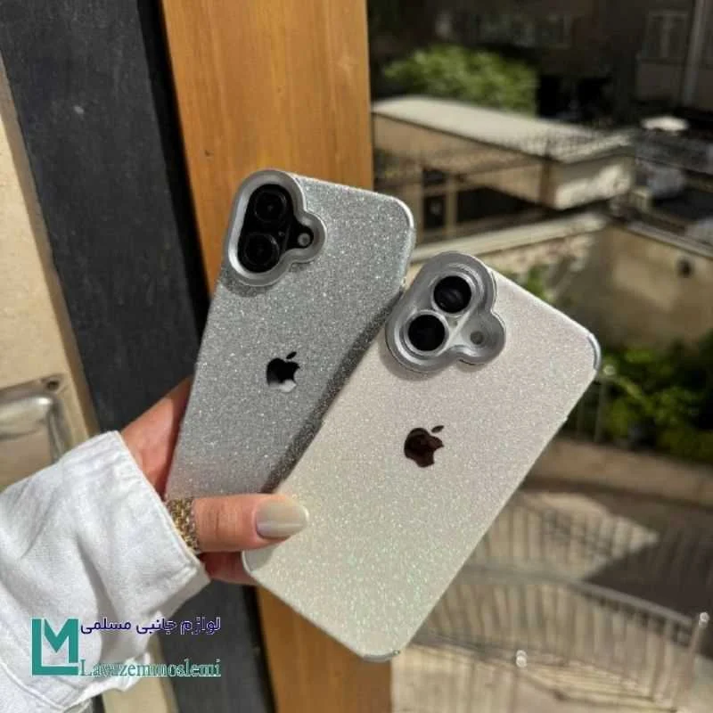قاب گوشی Shiny Glitter فول شاین و لوگو فلزی