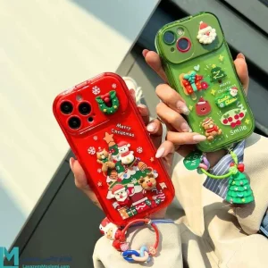 قاب گوشی آیینه‌ای مخصوص کریسمس