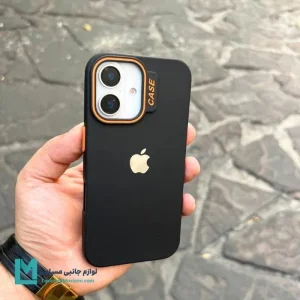 قاب دارک کیس مشکی مات محافظ لنز نارنجی