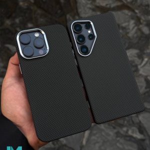 قاب گوشی كربن بافت black