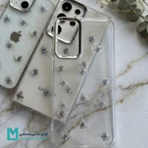 قاب گوشی پروانه برجسته شفاف کد C1928| لوازم جانبی مسلمی