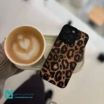 اور فانتزی طرح لئوپارد با بافت راه راه و محافظ لنز سیلیکونی