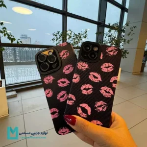 قاب گوشی فانتزی طرح لب صورتی C2048