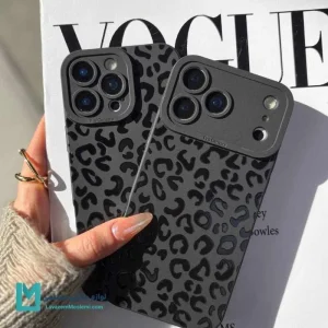 قاب گوشی آیفون طرح پلنگی مشکی کد C2057 | لوازم جانبی مسلمی