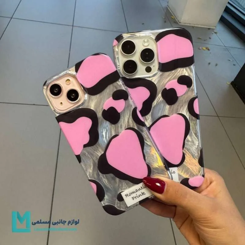 قاب گوشی دخترانه مدل رمانتیک پینک