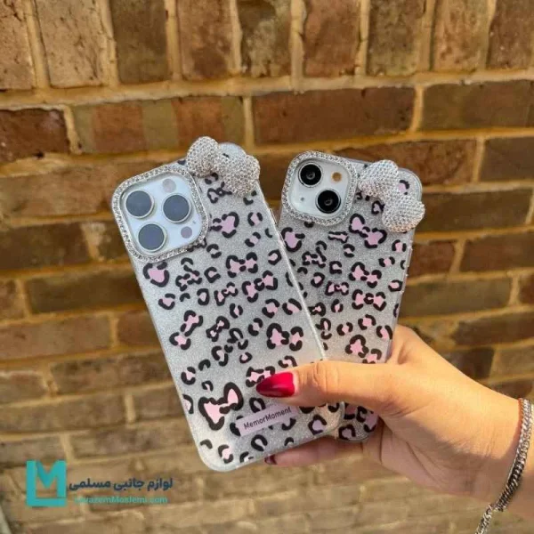 قاب گوشی پلنگی صورتیPink Spark کد C3033 | لوازم جانبی مسلمی