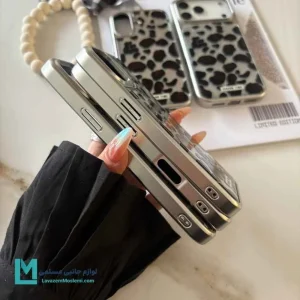 کاور گوشی طرح کروم پلنگی مشکی کد C3055 | لوازم جانبی مسلمی