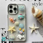 قاب رزین برجسته دریایی C3060 شفاف اکلیلی