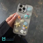 قاب رزین برجسته دریایی C3060 شفاف اکلیلی