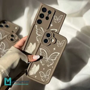 قاب گوشی سولید پروانه طلایی