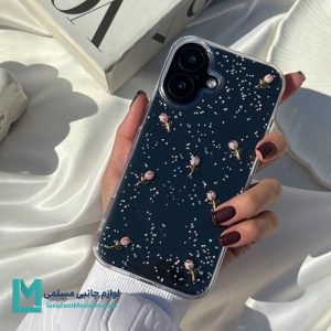 قاب آیفون Pink Tulip Glitter کد C3154 | لوازم جانبی مسلمی - لوازم جانبی مسلمی قاب آیفون Pink Tulip Glitter