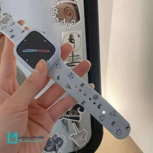 بند اپل واچ سیلیکونی طرح‌ پت لاین W1002 | لوازم جانبی مسلمی
