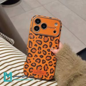 قاب گوشی Leopard Orange