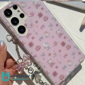 قاب گوشی فانتزی آویزدار طرح کیتی کد C3117 | لوازم جانبی مسلمی