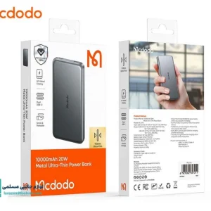 پاور بانک 10000 تایپ سی 20 وات مک دودو MC-3781