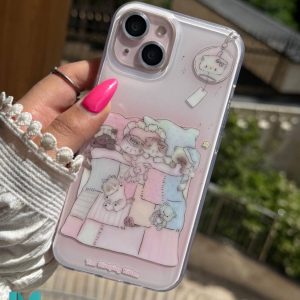 قاب فانتزی Tiny Sweet Dreams C3194 طرح گربه‌های خواب‌آلود