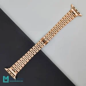 بند اپل واچ استیل ضد زنگ طلایی