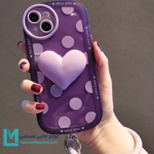 قاب گوشی فانتزی heart bangle کد C3196 | لوازم جانبی مسلمی - لوازم جانبی مسلمی قاب فانتزی heart bangle