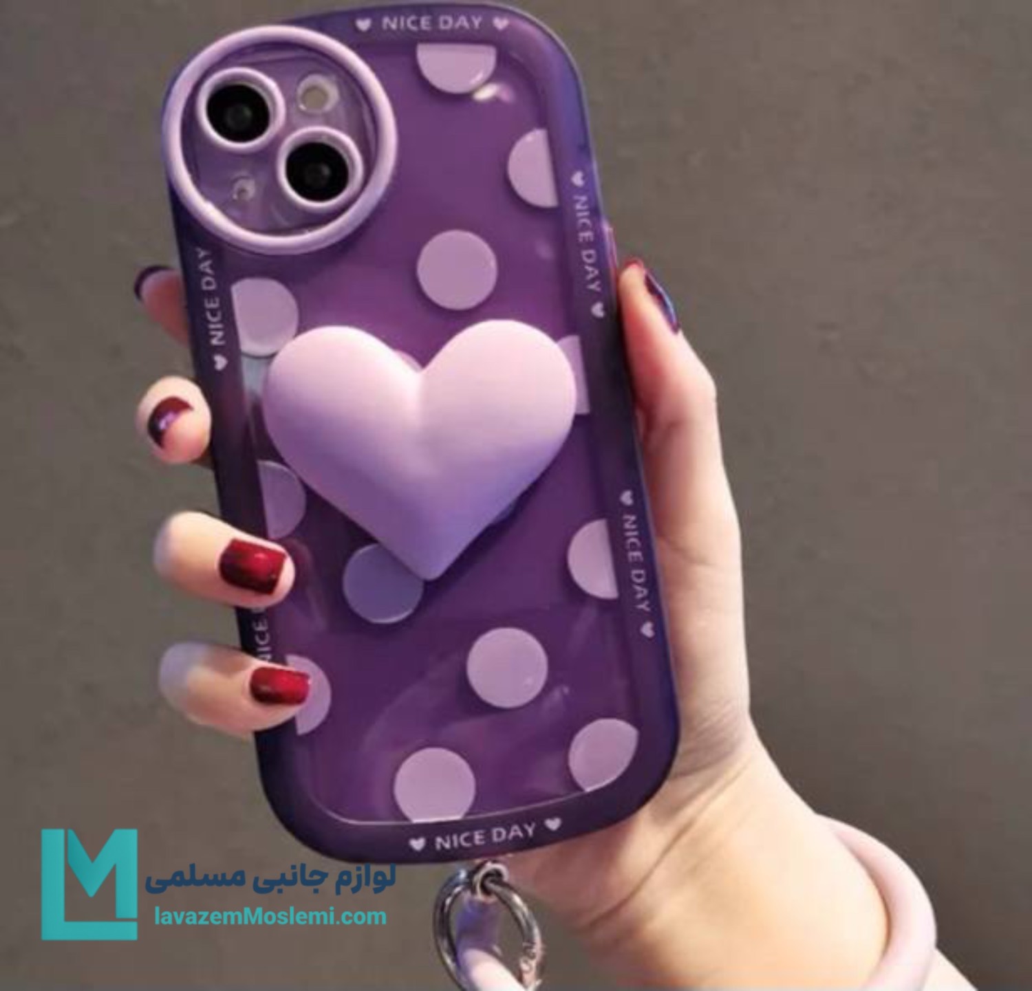قاب فانتزی heart bangle