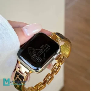 بند اپل واچ بنگل هرمس پلنگی اسلیکتو کد W1030 | لوازم جانبی مسلمی