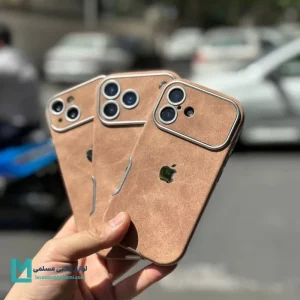 قاب گوشی مخملی موکا