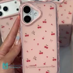 قاب گوشی فانتزی طرح چري صورتي کد C3419 | لوازم جانبی مسلمی