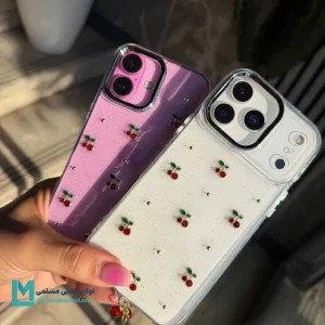 قاب گوشی شفاف آلبالو شاین گیلاسی کد C3404 | لوازم جانبی مسلمی