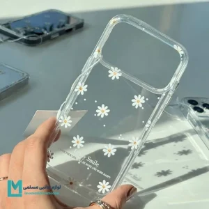 قاب فانتزی شیشه ای طرح گل بابونه