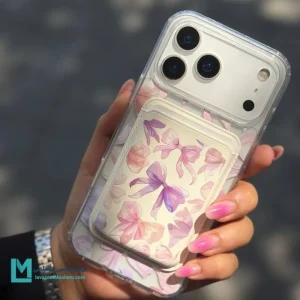 قاب فانتزی lavender ribbon کد C3409 | لوازم جانبی مسلمی