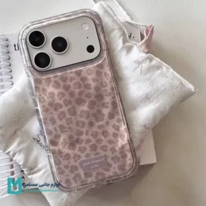 قاب گوشی دخترانه براش آیس پلنگی صورتی کد C3434 | لوازم جانبی مسلمی