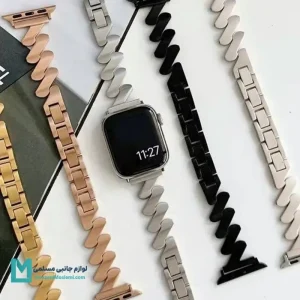 بند اپل واچ استیل زیگ زاگ