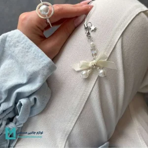 قاب شفاف دخترانه شاینی گربه سفید پشمالو کد C3491 | لوازم جانبی مسلمی