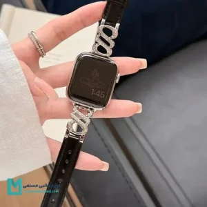 بند اپل واچ چرم و دیاموند S کد W1145 | لوازم جانبی مسلمی