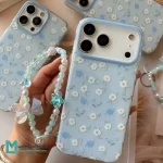 قاب گوشی دشت گل بهاری آبی کد C3665 | لوازم جانبی مسلمی