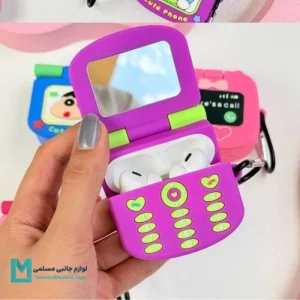 کاور ایرپاد سیلیکونی طرح موبایل کارتونی