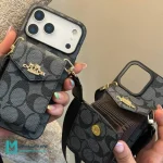قاب گوشی جاکارتی دار طرح COACH کد C3509 | لوازم جانبی مسلمی