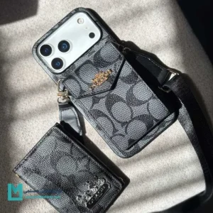 قاب گوشی جاکارتی دار طرح COACH کد C3509 | لوازم جانبی مسلمی