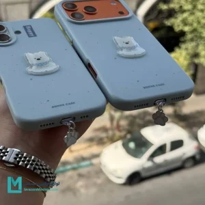 قاب گوشی فانتزی سگ برجسته همراه پلاگ سوکت کد C3633 | لوازم جانبی مسلمی