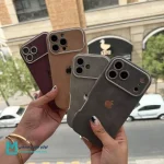 قاب گوشی لوکس مخملی موکا کد C3522 | لوازم جانبی مسلمی