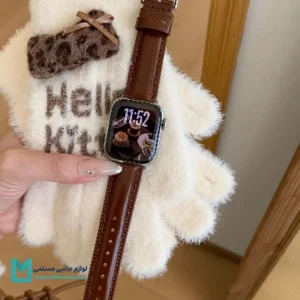 بند اپل واچ چرم وینتیج کد W1133 | لوازم جانبی مسلمی