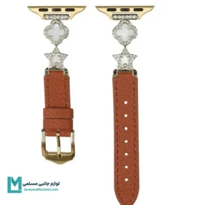 بند اپل واچ چرم استار کلیف کد W1122 | لوازم جانبی مسلمی
