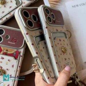 قاب گوشی جاکارتی دار رز کد C3620 | لوازم جانبی مسلمی