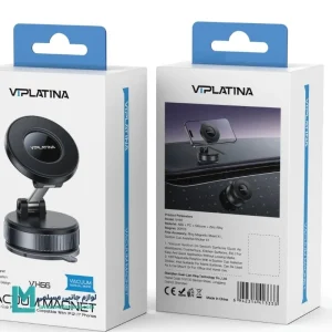 هولدر موبایل مگنتی وکیومی گوشی VIPLATINA مدل VH66 کد HO1090 | لوازم جانبی مسلمی
