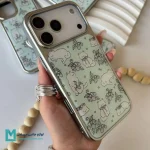 قاب آیفون طرح گربه سبز ماچا
