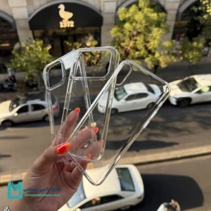 قاب آیفون فول شفاف طلقی
