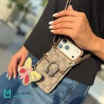 قاب گوشی جاکارتی دار گوچی کد C3684 | لوازم جانبی مسلمی