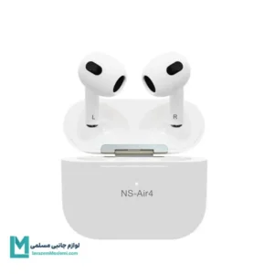 هندزفری بی سیم مدل NS-Air4 به همراه کاور کیس - سفید کد EV1013 | لوازم جانبی مسلمی